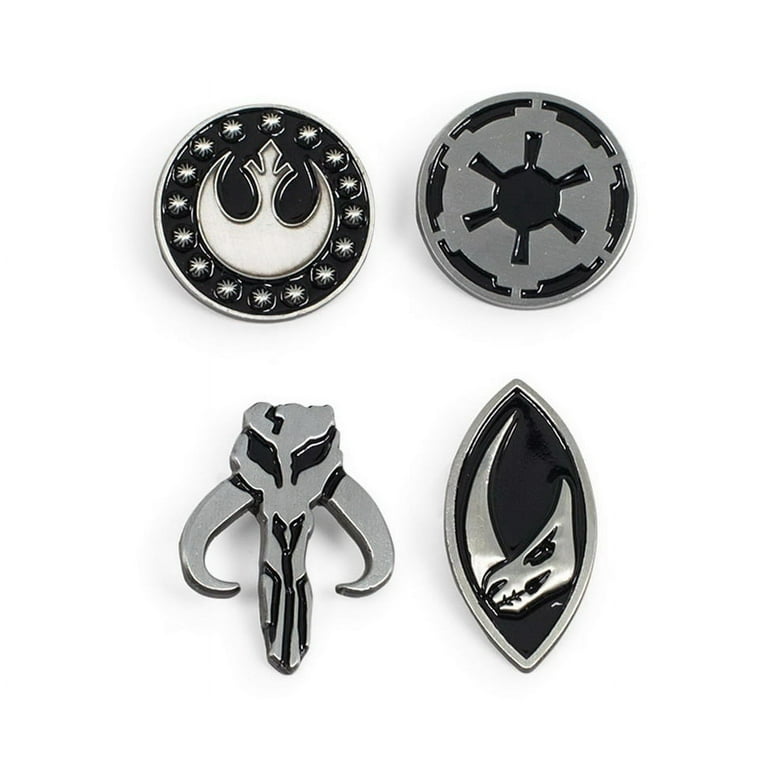 Star Wars: The Mandalorian Symbols 4-Piece Enamel Pin Set
