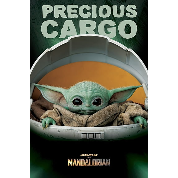 Star Wars: The Mandalorian - TV Show Poster (Baby Yoda - Precious Cargo)