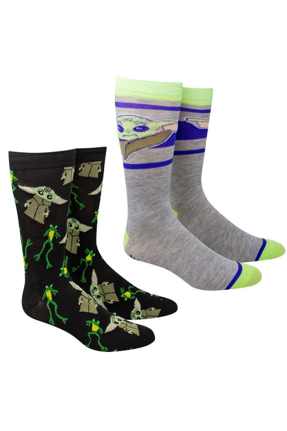 The Mandalorian The Child 2-Pack Casual Crew Socks