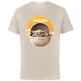 thumbnail image 1 of Star Wars The Mandalorian The Child Awakens - Short Sleeve Cotton T-Shirt for Adults - Customized-Natural, 1 of 5