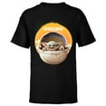 thumbnail image 1 of Star Wars The Mandalorian The Child Awakens - Short Sleeve T-Shirt for Kids - Customized-Black, 1 of 5