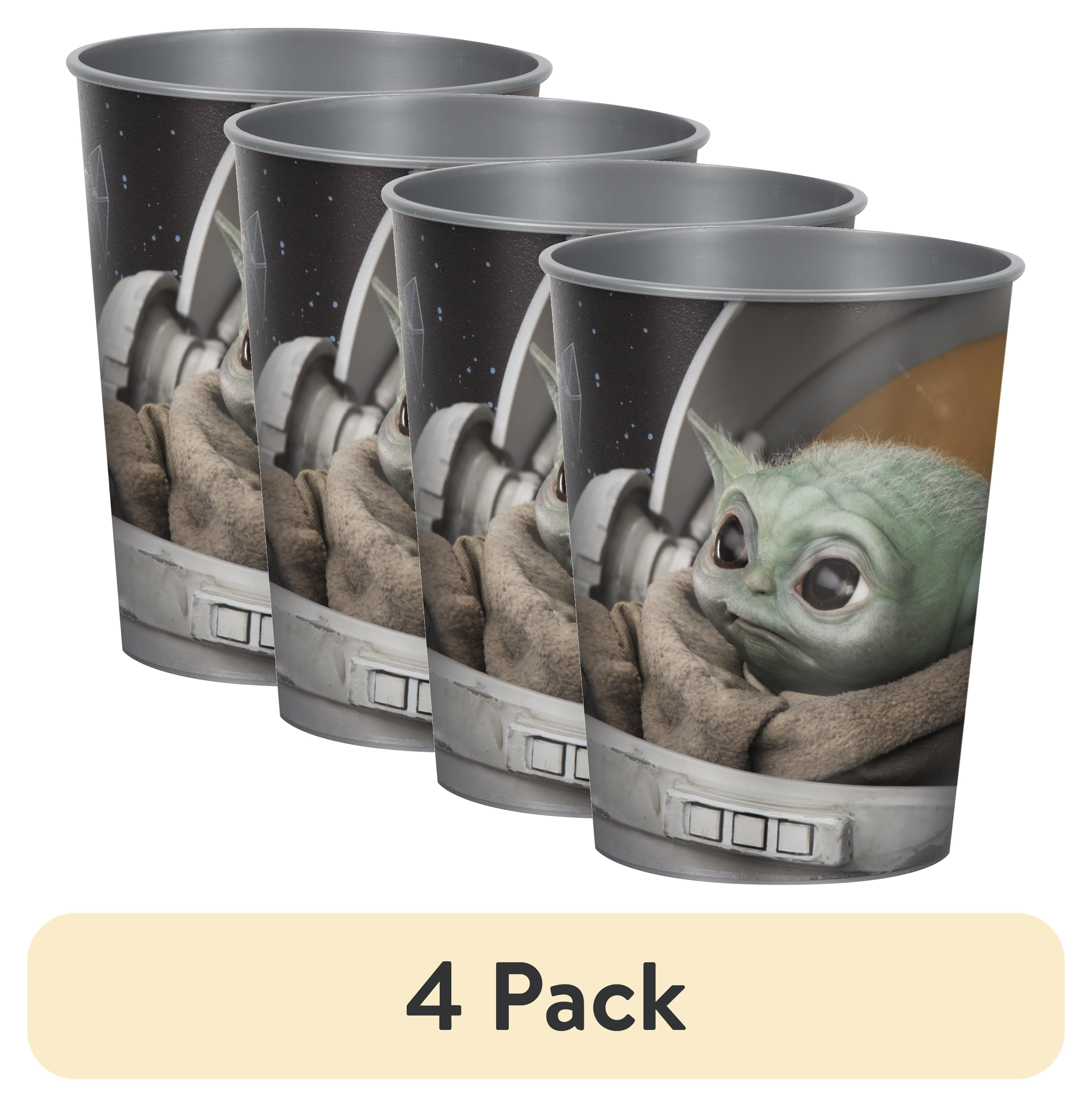 16 oz. Star Wars™ The Mandalorian™ Baby Yoda Reusable Plastic Favor Tumbler