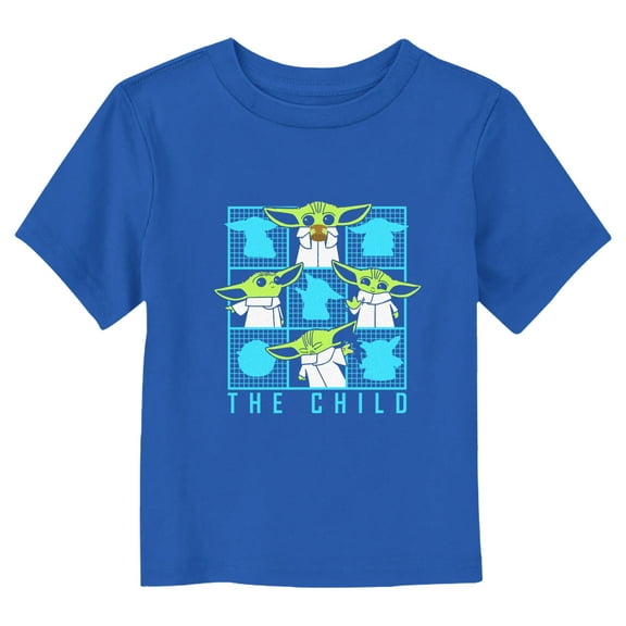 Star Wars: The Mandalorian The Child Cartoon Portraits Graphic T-Shirt
