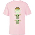 thumbnail image 1 of Star Wars The Mandalorian The Child Cartoon Poses - Short Sleeve T-Shirt for Kids - Customized-Soft Pink, 1 of 5