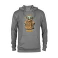 thumbnail image 1 of Star Wars The Mandalorian The Child Cute - Pullover Hoodie for Adults - Customized-Athletic Heather, 1 of 5
