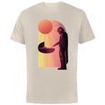 thumbnail image 1 of Star Wars The Mandalorian The Child Discovery Silhouette - Short Sleeve Cotton T-Shirt for Adults - Customized-Natural, 1 of 5