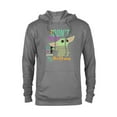 thumbnail image 1 of Star Wars The Mandalorian The Child Don't Touch My Buttons - Pullover Hoodie for Adults - Customized-Athletic Heather, 1 of 5