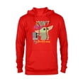 thumbnail image 1 of Star Wars The Mandalorian The Child Don't Touch My Buttons - Pullover Hoodie for Adults - Customized-Red, 1 of 5