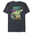 thumbnail image 1 of Star Wars The Mandalorian The Child Don't Touch My Buttons - Short Sleeve Blended T-Shirt for Adults - Customized-Navy Heather, 1 of 5