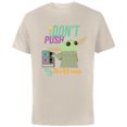 thumbnail image 1 of Star Wars The Mandalorian The Child Don't Touch My Buttons - Short Sleeve Cotton T-Shirt for Adults - Customized-Natural, 1 of 5