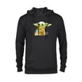 thumbnail image 1 of Star Wars The Mandalorian The Child Drink Soup Illustration - Pullover Hoodie for Adults - Customized-Black, 1 of 5