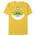 thumbnail image 1 of Star Wars The Mandalorian The Child Floating Pod Frog Snack - Short Sleeve Blended T-Shirt for Adults - Customized-Yellow, 1 of 5