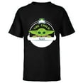 thumbnail image 1 of Star Wars The Mandalorian The Child Floating Pod Frog Snack - Short Sleeve T-Shirt for Kids - Customized-Black, 1 of 5