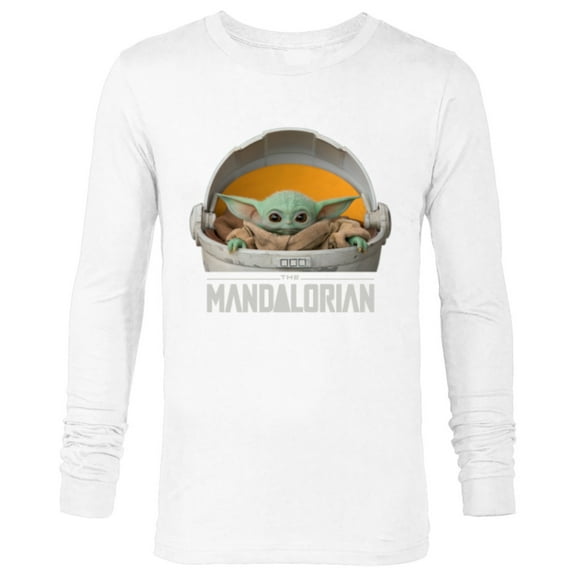 Star Wars The Mandalorian The Child Floating Pod - Long Sleeve T-Shirt for Men - Customized-White