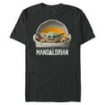 thumbnail image 1 of Star Wars The Mandalorian The Child Floating Pod - Short Sleeve Blended T-Shirt for Adults - Customized-Dark Heather, 1 of 5