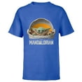 thumbnail image 1 of Star Wars The Mandalorian The Child Floating Pod - Short Sleeve T-Shirt for Kids - Customized-Royal, 1 of 5