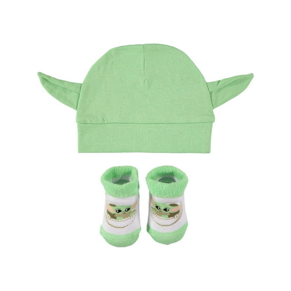 Star Wars The Mandalorian The Child Grogu 2-Piece Hat and Sock Set