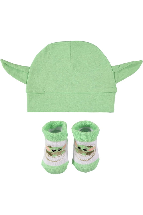 The Mandalorian The Child Grogu 2-Piece Hat and Sock Set