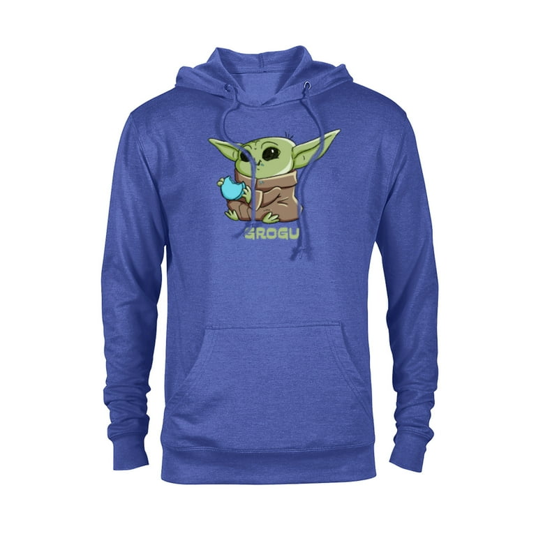 Star Wars The Mandalorian The Child Grogu Blue Macaron Pullover