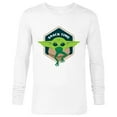 thumbnail image 1 of Star Wars The Mandalorian The Child Grogu Frog Snack Time - Long Sleeve T-Shirt for Men - Customized-White, 1 of 5
