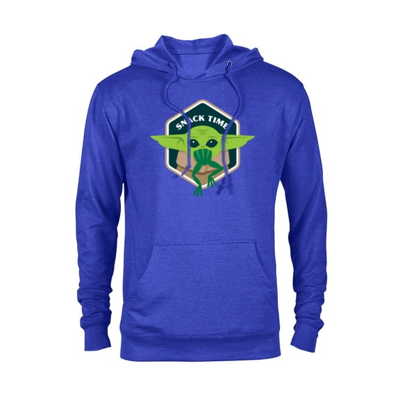Star Wars The Mandalorian The Child Grogu Frog Snack Time - Pullover Hoodie for Adults - Customized-Royal