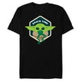 thumbnail image 1 of Star Wars The Mandalorian The Child Grogu Frog Snack Time - Short Sleeve Blended T-Shirt for Adults - Customized-Black, 1 of 5