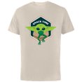 thumbnail image 1 of Star Wars The Mandalorian The Child Grogu Frog Snack Time - Short Sleeve Cotton T-Shirt for Adults - Customized-Natural, 1 of 5