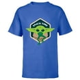 thumbnail image 1 of Star Wars The Mandalorian The Child Grogu Frog Snack Time - Short Sleeve T-Shirt for Kids - Customized-Royal, 1 of 5