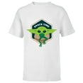 thumbnail image 1 of Star Wars The Mandalorian The Child Grogu Frog Snack Time - Short Sleeve T-Shirt for Kids - Customized-White, 1 of 5