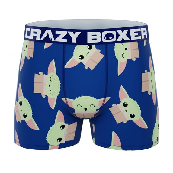 Star Wars The Mandalorian The Child Grogu Kawaii Men's Boxer Briefs-XLarge (40-42)