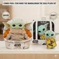 thumbnail image 1 of Star Wars The Mandalorian "The Child" Grogu Plush 11" Toy & 8" Plush Window Sign Bundle (2-Pack), 1 of 9