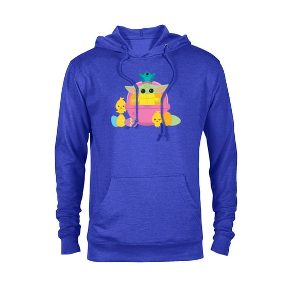Star Wars The Mandalorian Grogu Cute Happy Easter Friends - Pullover Hoodie for Adults - Customized-Royal