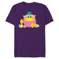 thumbnail image 1 of Star Wars The Mandalorian The Child Happy Easter - Short Sleeve Blended T-Shirt for Adults - Customized-Purple, 1 of 5