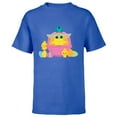 thumbnail image 1 of Star Wars The Mandalorian The Child Happy Easter - Short Sleeve T-Shirt for Kids - Customized-Royal, 1 of 5