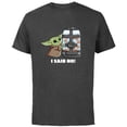 thumbnail image 1 of Star Wars The Mandalorian The Child I Said No Egg Container - Short Sleeve Cotton T-Shirt for Adults - Customized-Charcoal, 1 of 5