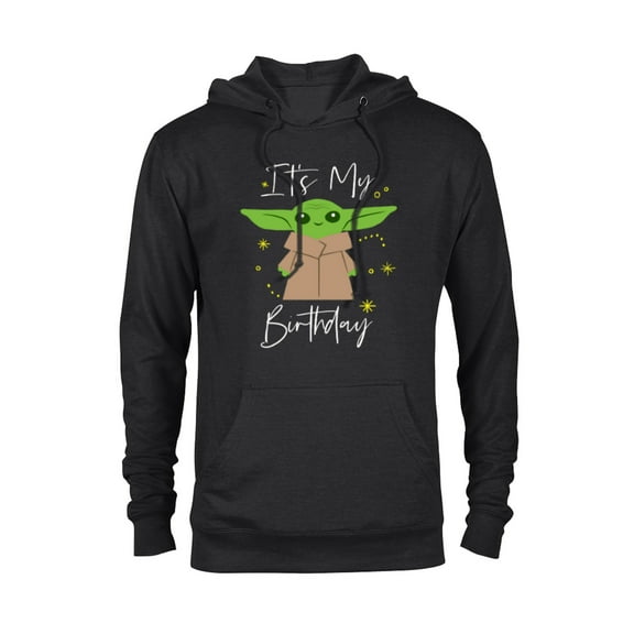 Star Wars The Mandalorian The Child It's My Birthday - Pullover Hoodie for Adults - Customized-Black