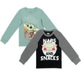 thumbnail image 1 of Star Wars The Mandalorian The Child Little Boys 2 Pack Long Sleeve T-Shirts Infant to Big Kid, 1 of 5