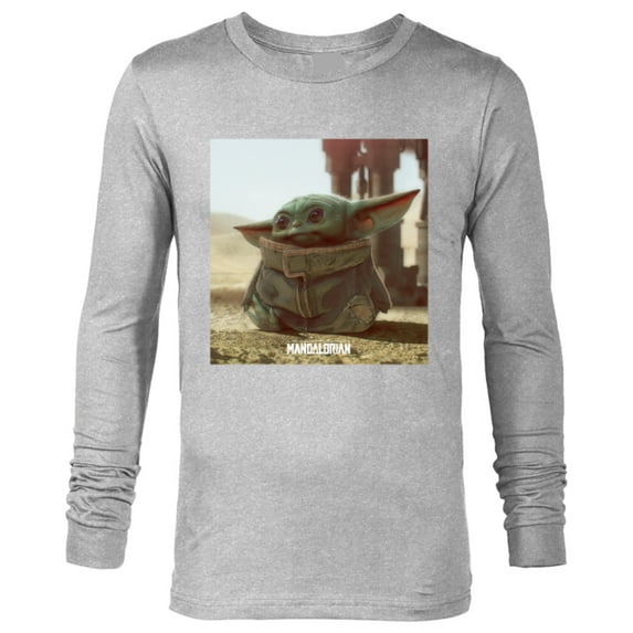 Star Wars The Mandalorian The Child - Long Sleeve T-Shirt for Men - Customized-Athletic Heather
