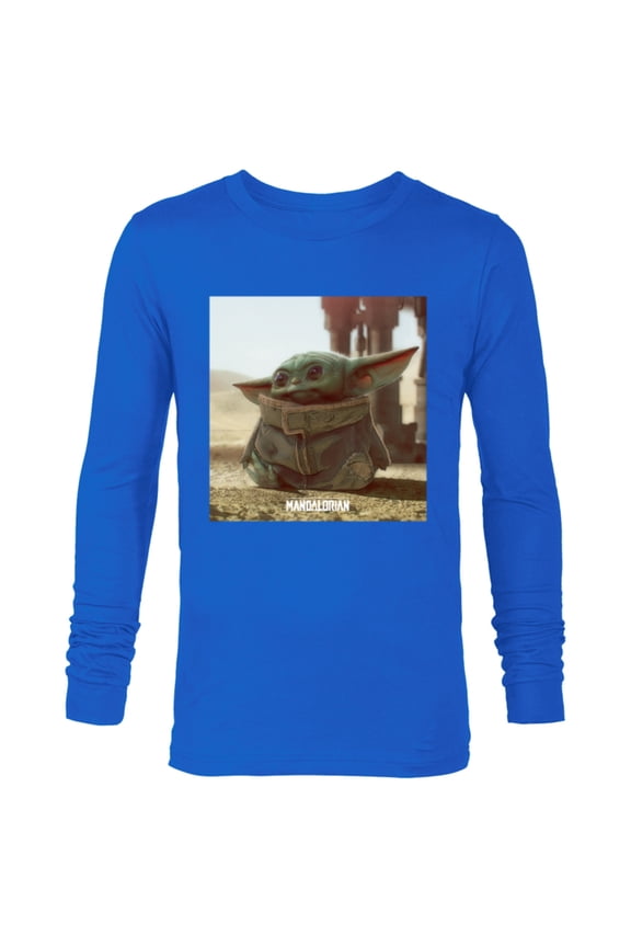 The Mandalorian The Child - Long Sleeve T-Shirt for Men - Customized-Navy