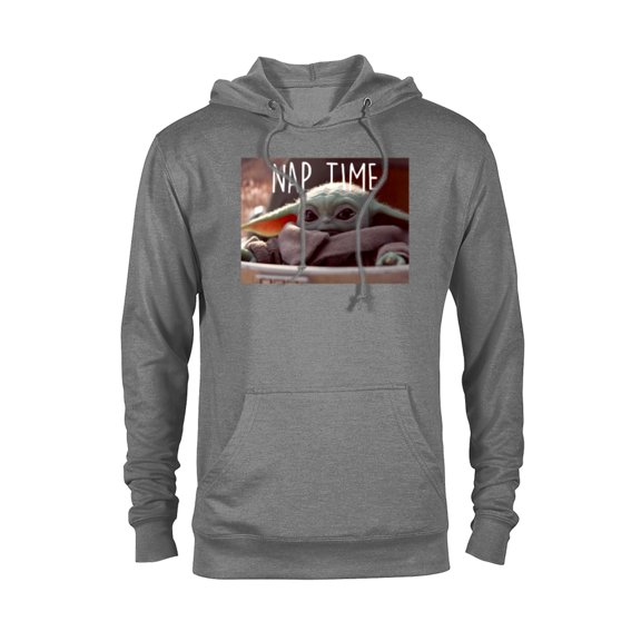 Star Wars The Mandalorian The Child Nap Time - Pullover Hoodie for Adults - Customized-Athletic Heather