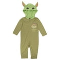 thumbnail image 1 of Star Wars The Mandalorian The Child Newborn Baby Boys Zip Up Cosplay Costume Coverall Newborn to Little Kid, 1 of 5