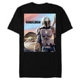 thumbnail image 1 of Star Wars The Mandalorian The Child Painting - Short Sleeve Blended T-Shirt for Adults - Customized-Black, 1 of 5