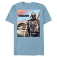 thumbnail image 1 of Star Wars The Mandalorian The Child Painting - Short Sleeve Blended T-Shirt for Adults - Customized-Ocean Blue, 1 of 5