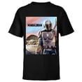 thumbnail image 1 of Star Wars The Mandalorian The Child Painting - Short Sleeve T-Shirt for Kids - Customized-Black, 1 of 5