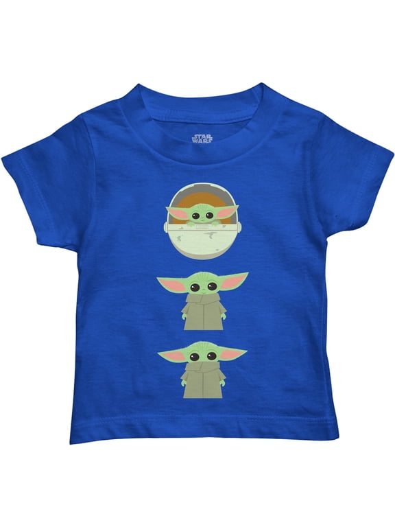 The Mandalorian Toddler Boys The Child Poses Baby Yoda T-Shirt