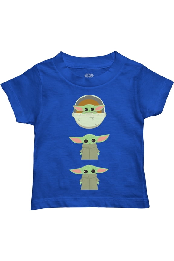 The Mandalorian Toddler Boys The Child Poses Baby Yoda T-Shirt