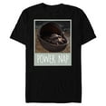 thumbnail image 1 of Star Wars The Mandalorian The Child Power Nap - Short Sleeve Blended T-Shirt for Adults - Customized-Black, 1 of 5