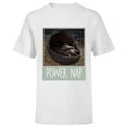 thumbnail image 1 of Star Wars The Mandalorian The Child Power Nap - Short Sleeve T-Shirt for Kids - Customized-White, 1 of 5
