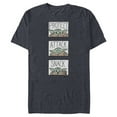 thumbnail image 1 of Star Wars The Mandalorian The Child Protect Attack Snack - Short Sleeve Blended T-Shirt for Adults - Customized-Navy Heather, 1 of 5