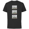 thumbnail image 1 of Star Wars The Mandalorian The Child Protect Attack Snack - Short Sleeve Cotton T-Shirt for Adults - Customized-Black, 1 of 5
